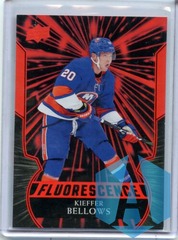 2020-21 Upper Deck Fluorescence Red Kieffer Bellows #F-13 Rookie